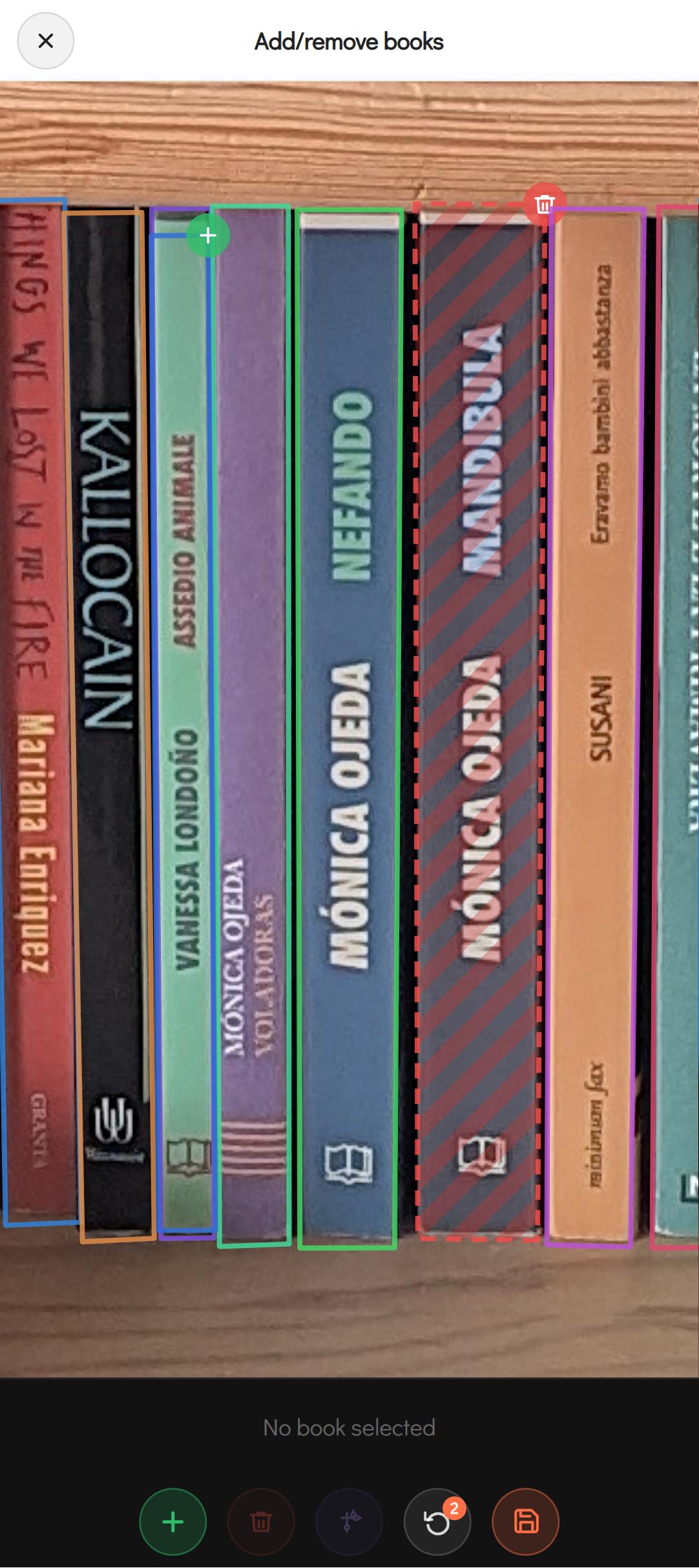 Editor dei libri riconosciuti